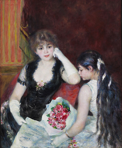 At the concert. Renoir. En el concierto.